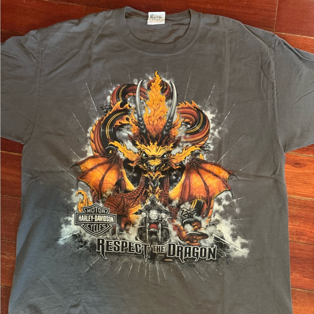 2013 Harley-Davidson Tee with Dragon Smokey Mountains Maryville Tennessee